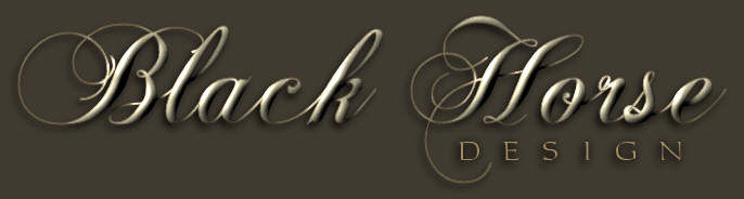 black horse design logo