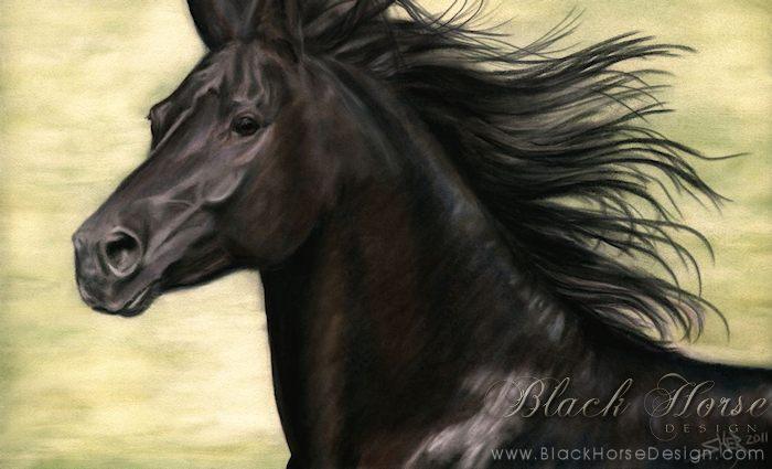 Horse Painting by Sheri Gordon