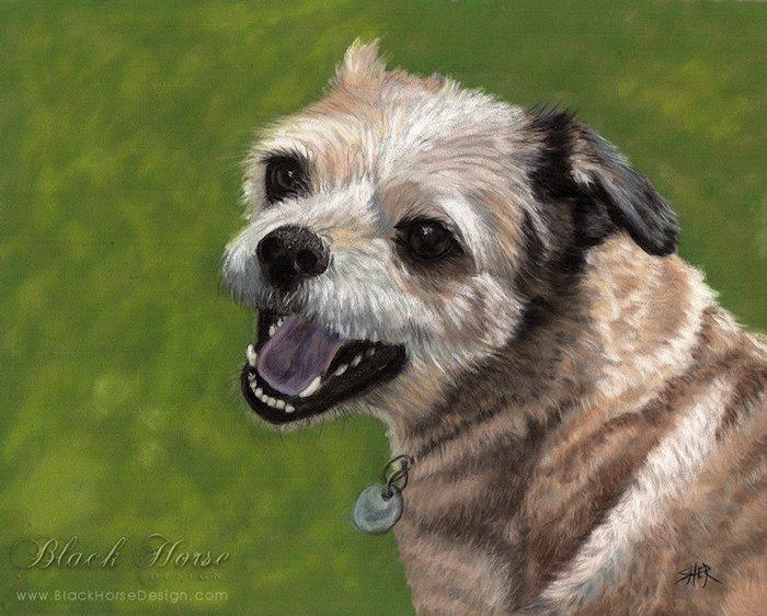 Dog Painting by Sheri Gordon