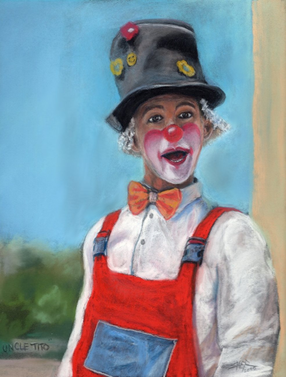 Uncle Tito Portrait Painting by Sheri Gordon